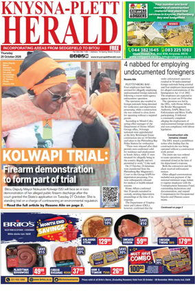 Cover of Knysna-Plett Herald