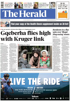 Cover of The Herald (South Africa)