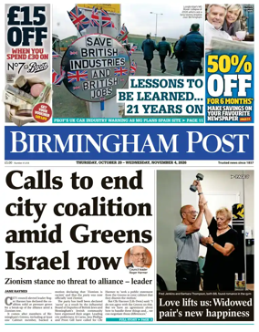 Cover of Birmingham Post