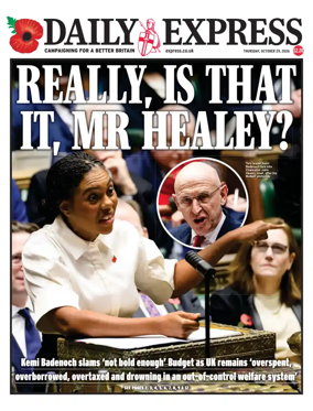 Cover of Daily Express