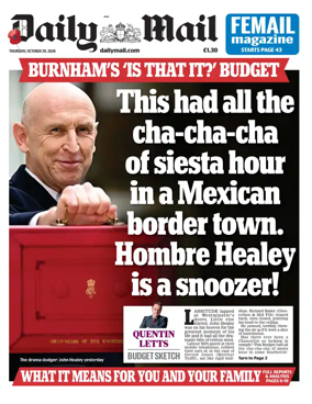 Cover of Daily Mail