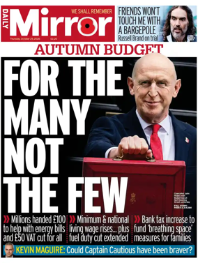 Cover of Daily Mirror