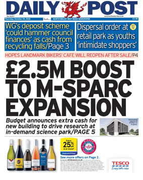 Cover of Daily Post (North Wales)