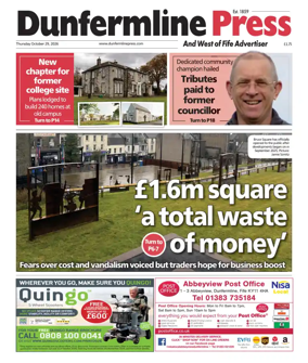 Cover of Dunfermline Press