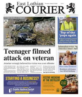 Cover of East Lothian Courier