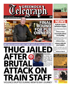 Cover of Greenock Telegraph