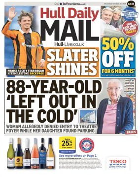 Cover of Hull Daily Mail