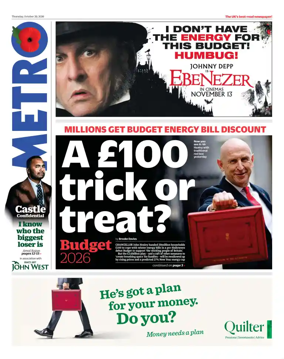 Cover of Metro (UK)