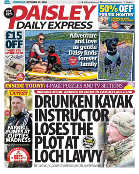 Cover of Paisley Daily Express