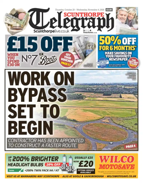 Cover of Scunthorpe Telegraph