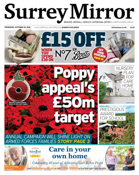 Cover of Surrey Mirror