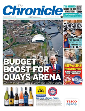 Cover of The Chronicle (South Tyneside and Durham)