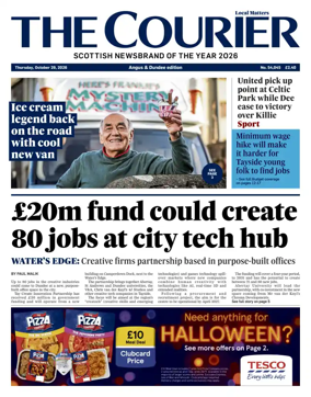 Cover of The Courier & Advertiser (Angus and Dundee)