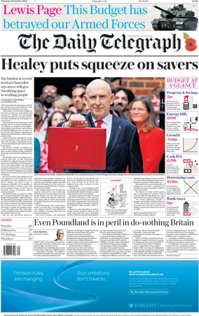 Cover of The Daily Telegraph