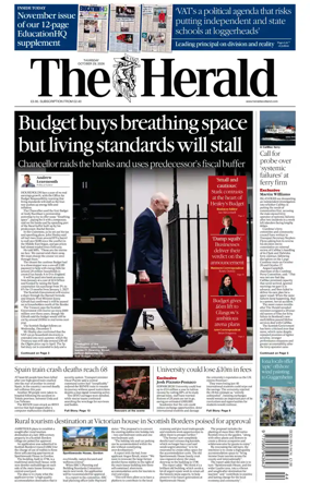 Cover of The Herald (Scotland)