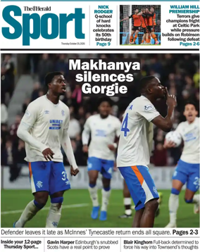 Cover of Herald Sport