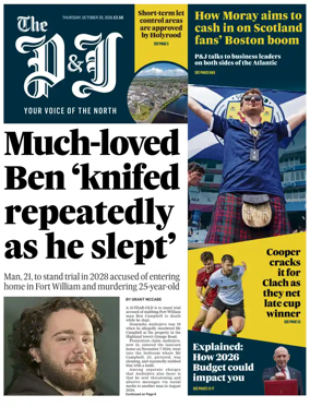 Cover of The Press and Journal (Inverness Highlands and Islands)