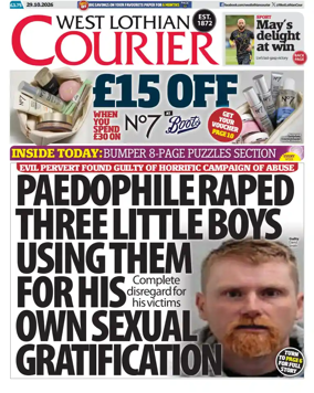 Cover of West Lothian Courier