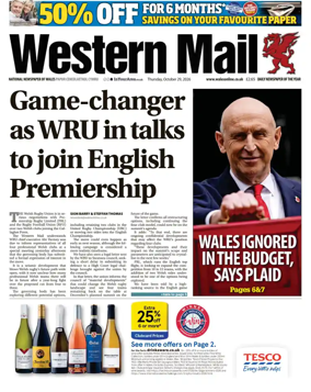 Cover of Western Mail