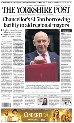 Cover of Yorkshire Post
