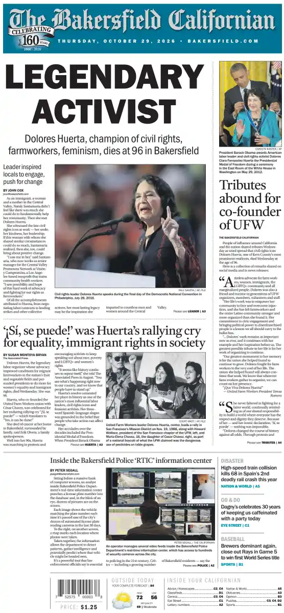 Cover of The Bakersfield Californian