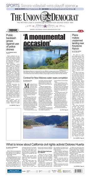 Cover of The Union Democrat