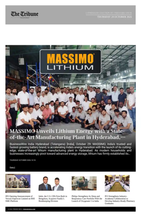 Cover of Tribune India - Compiled Edition