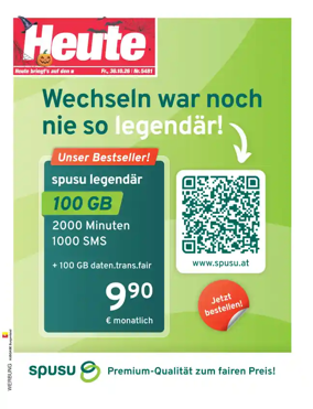 Cover of Heute - Wien Ausgabe