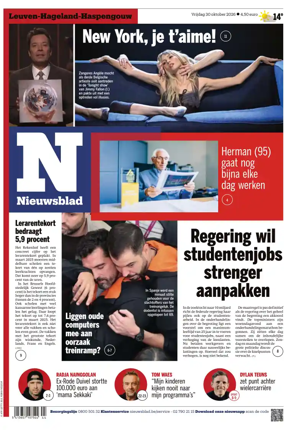 Cover of Het Nieuwsblad