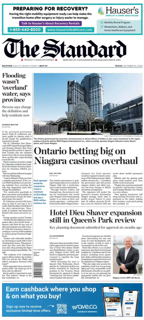 Cover of The Standard (St. Catharines)