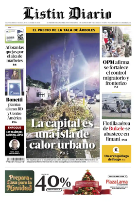 Cover of Listin Diario