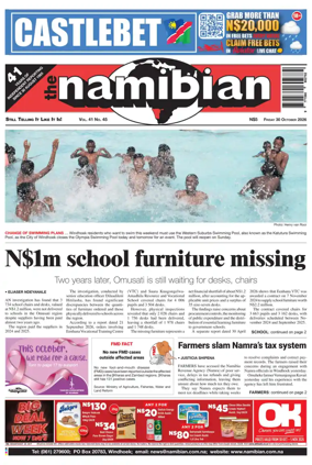 Cover of The Namibian