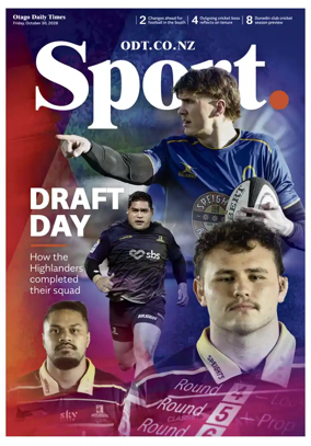 Cover of Otago Daily Times-Sports