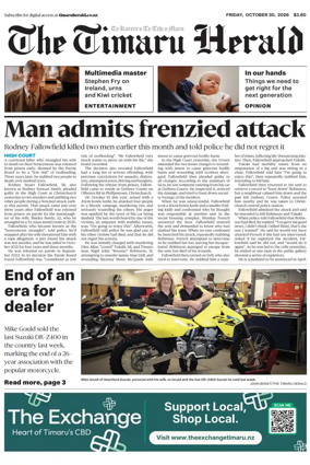 Cover of The Timaru Herald