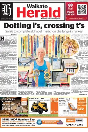 Cover of Waikato Herald