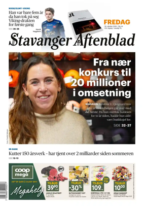 Cover of Stavanger Aftenblad