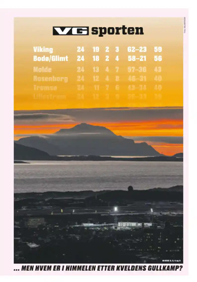 Cover of VG Sporten