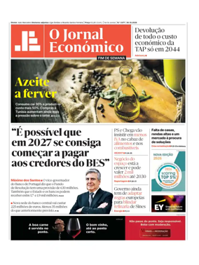 Cover of O Jornal Economico