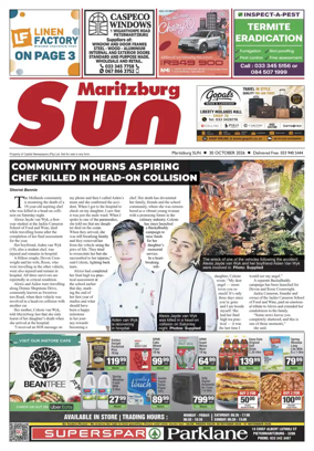 Cover of Maritzburg Sun (South Africa)