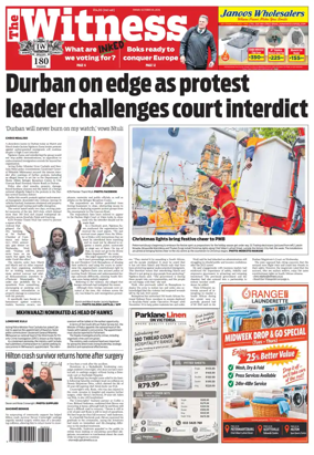 Cover of The Witness (South Africa)