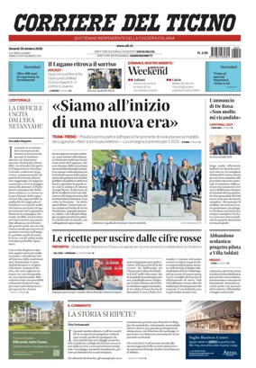 Cover of Corriere del Ticino