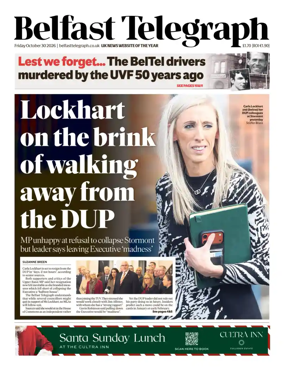 Cover of Belfast Telegraph