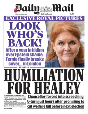 Cover of Daily Mail
