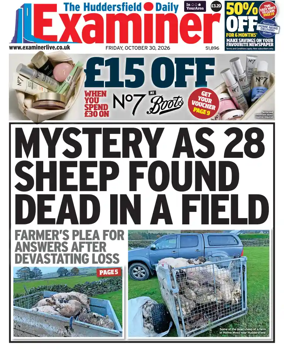 Cover of Huddersfield Daily Examiner