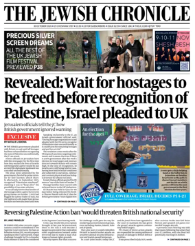 Cover of The Jewish Chronicle