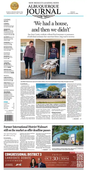 Cover of Albuquerque Journal