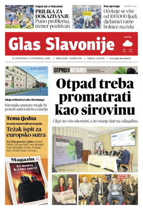Cover of Glas Slavonije