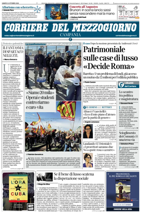 Cover of Corriere del Mezzogiorno (Campania)