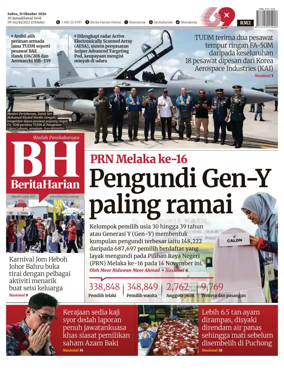 Cover of Berita Harian