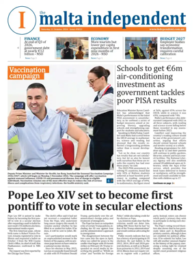 Cover of Malta Independent